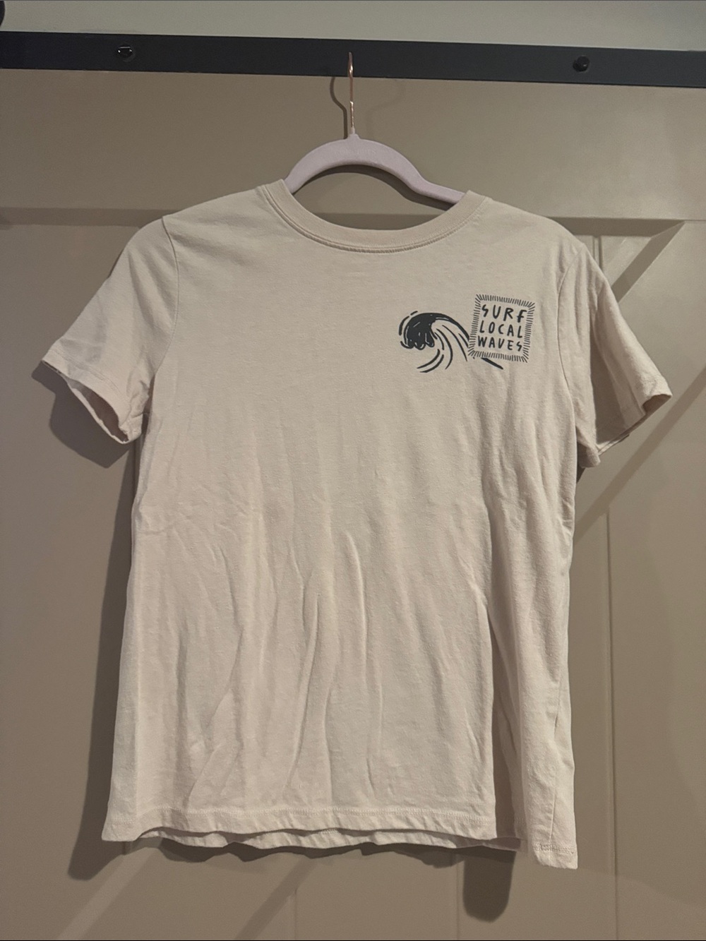 Carter's Cream Short-Sleeve Surf Graphic Tee